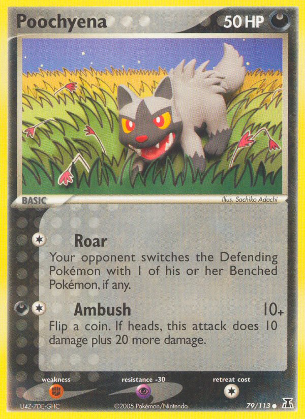 Poochyena – Delta Species 79/113 Pokémon card