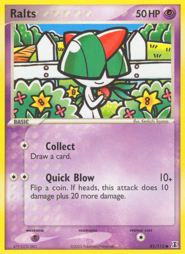 Ralts – Delta Species 81/113 Pokémon card