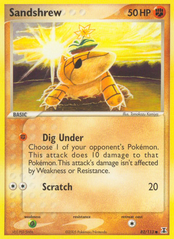 Sandshrew – Delta Species 82/113 Pokémon card