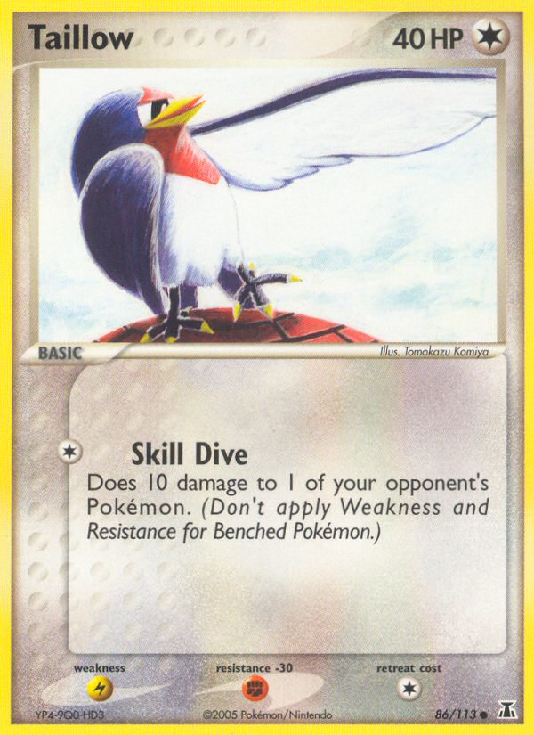 Taillow – Delta Species 86/113 Pokémon card