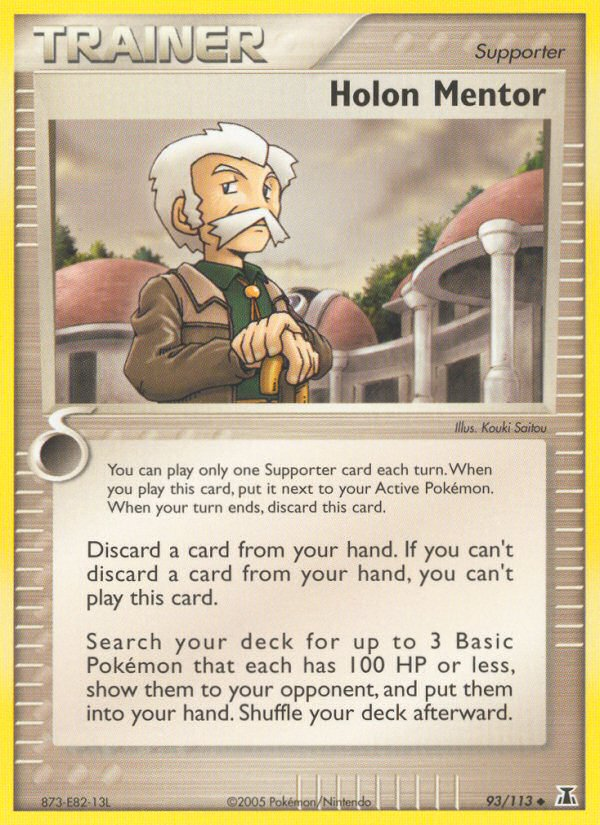 Holon Mentor – Delta Species 93/113 Pokémon card