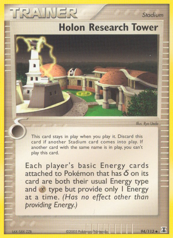 Holon Research Tower – Delta Species 94/113 Pokémon card