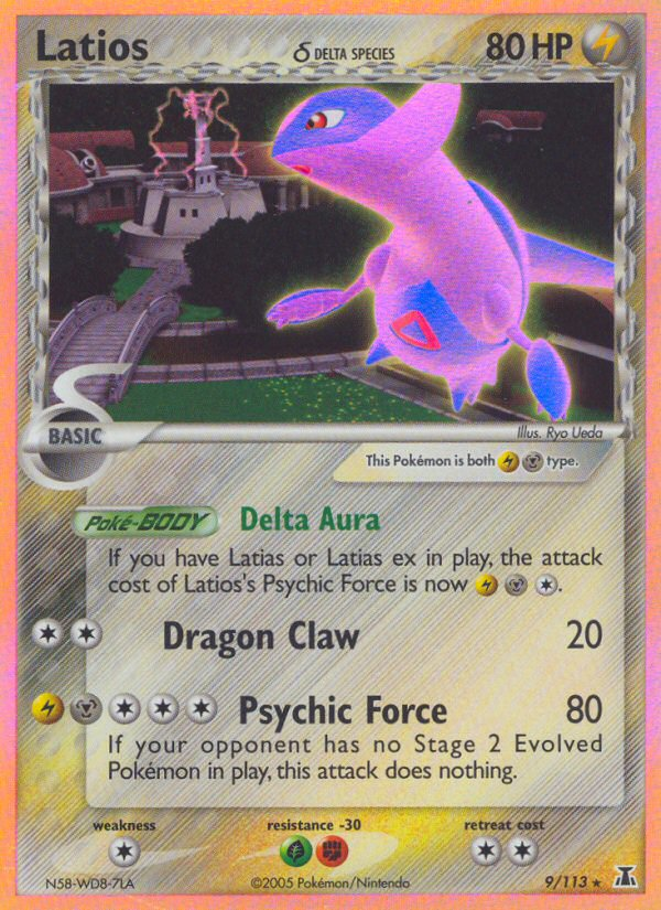 Latios δ – Delta Species 9/113 Pokémon card