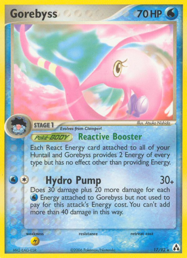 Gorebyss – Legend Maker 17/92 Pokémon card