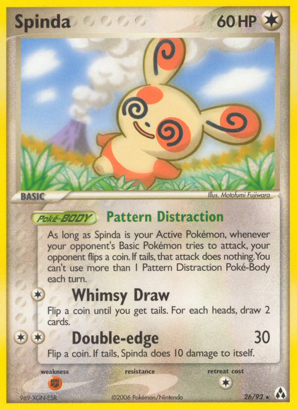 Spinda – Legend Maker 26/92 Pokémon card