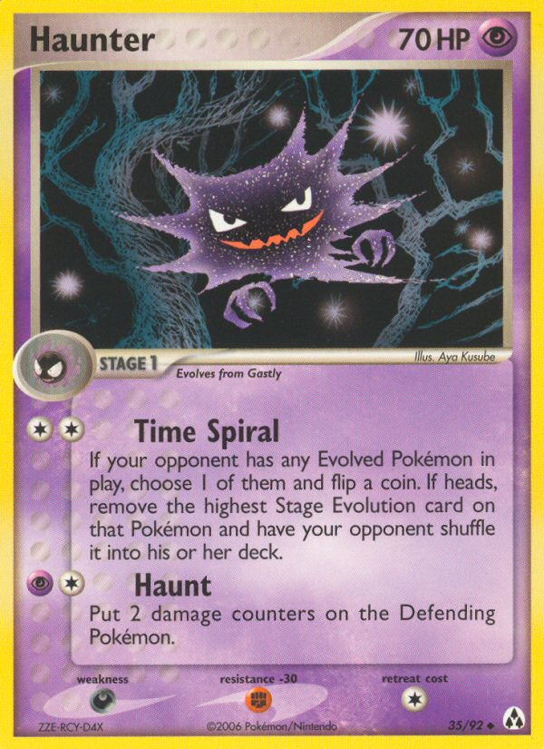Haunter – Legend Maker 35/92 Pokémon card