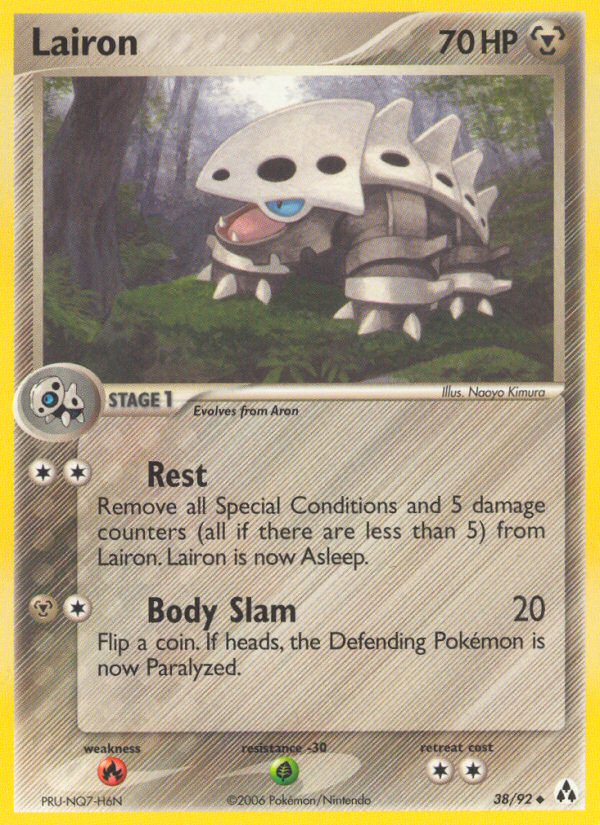 Lairon – Legend Maker 38/92 Pokémon card