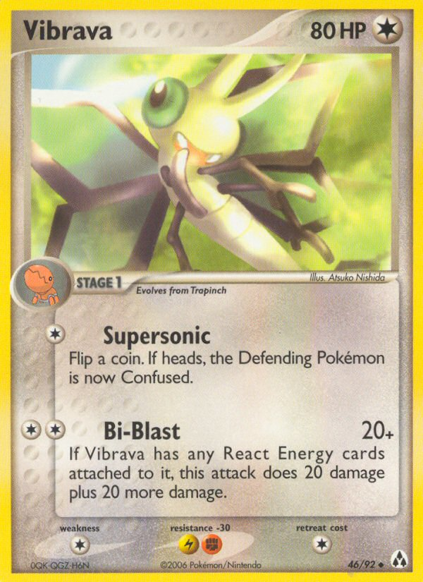 Vibrava – Legend Maker 46/92 Pokémon card