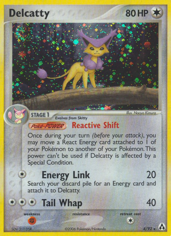Delcatty – Legend Maker 4/92 Pokémon card