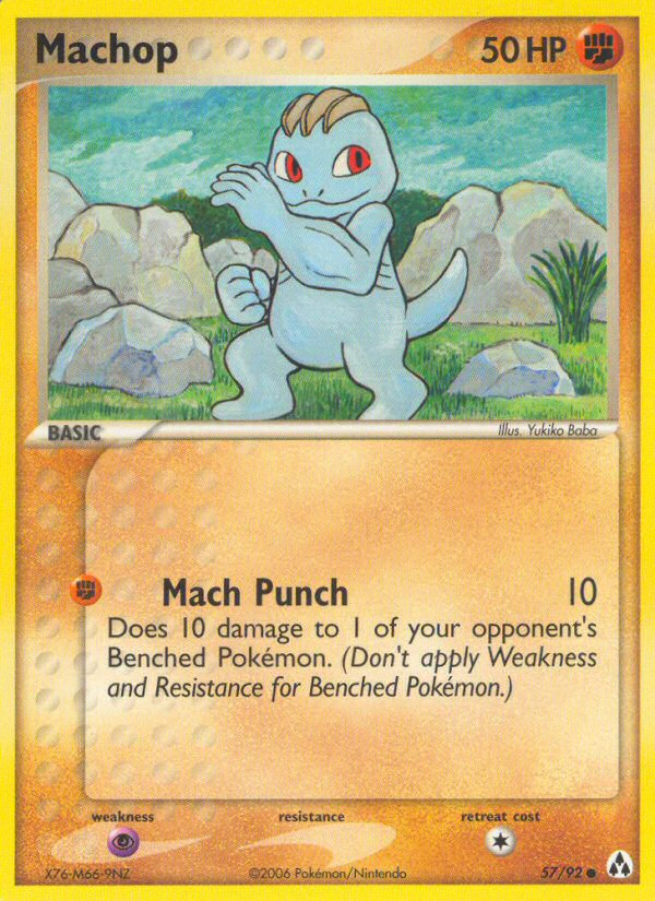 Machop – Legend Maker 57/92 Pokémon card