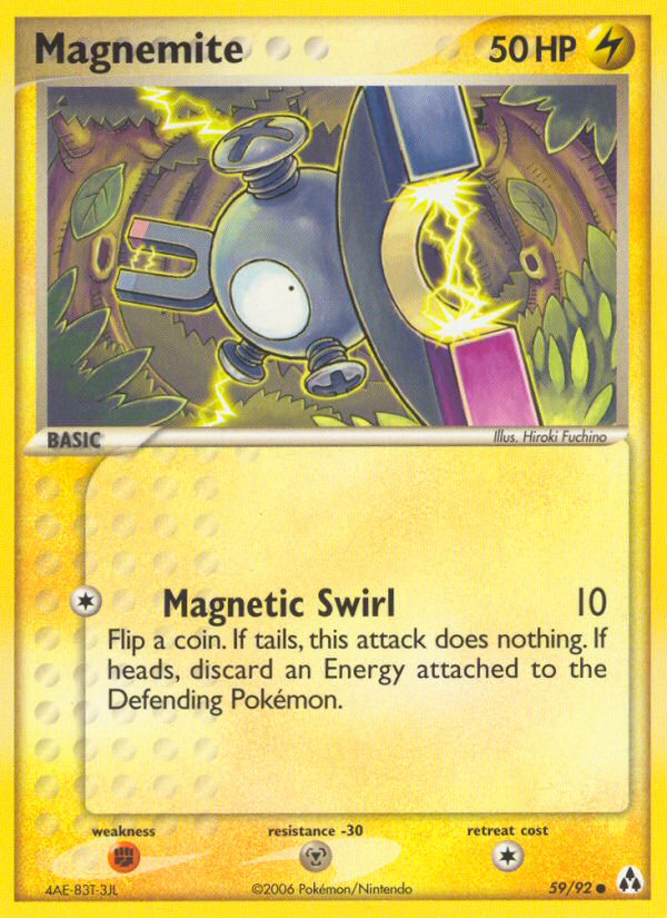 Magnemite – Legend Maker 59/92 Pokémon card
