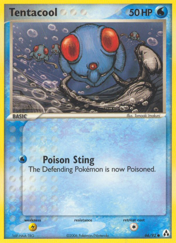 Tentacool – Legend Maker 66/92 Pokémon card