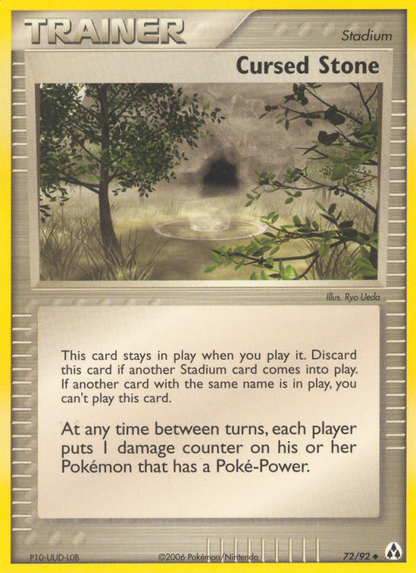 Cursed Stone – Legend Maker 72/92 Pokémon card