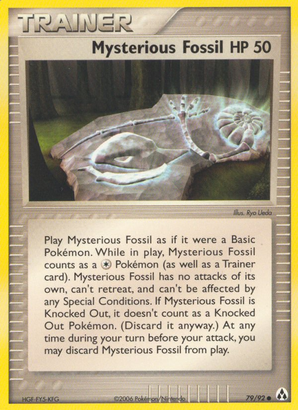 Mysterious Fossil – Legend Maker 79/92 Pokémon card
