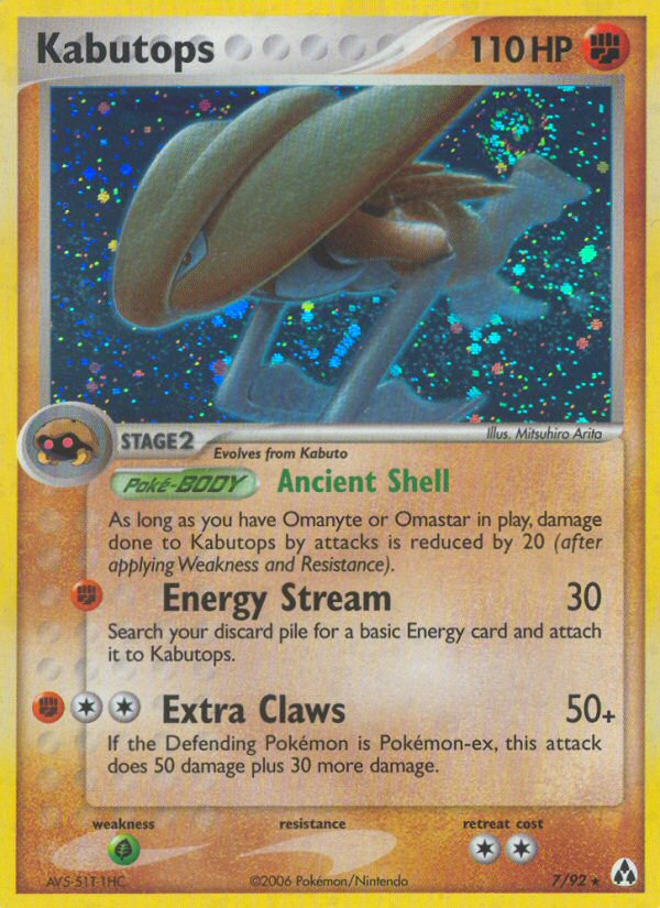 Kabutops – Legend Maker 7/92 Pokémon card