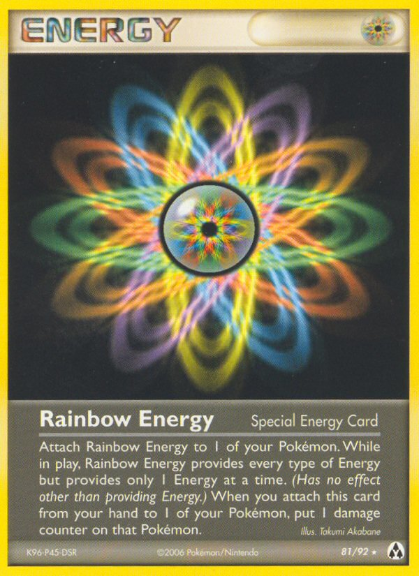 Rainbow Energy – Legend Maker 81/92 Pokémon card