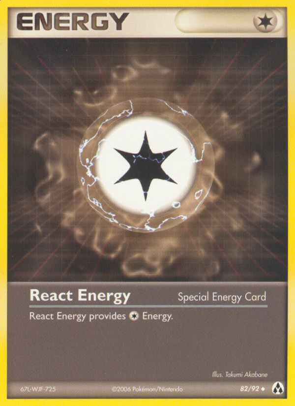 React Energy – Legend Maker 82/92 Pokémon card