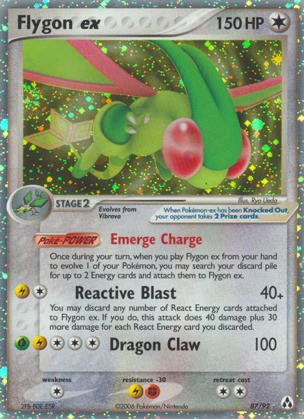 Flygon ex – Legend Maker 87/92 Pokémon card