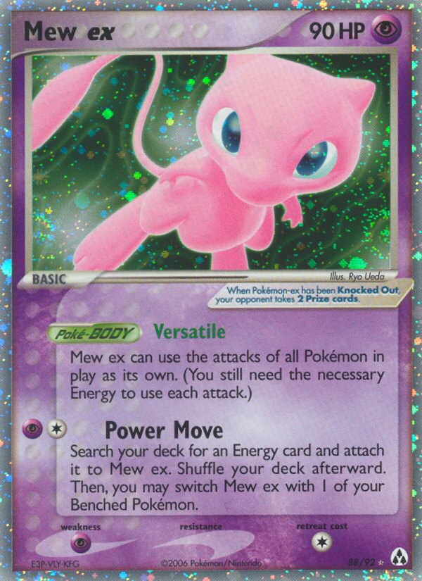 Mew ex – Legend Maker 88/92 Pokémon card