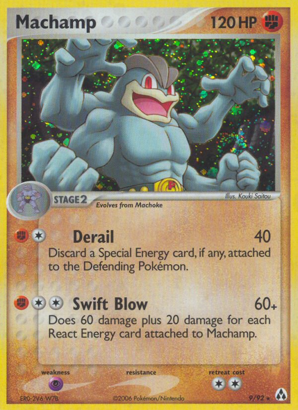 Machamp – Legend Maker 9/92 Pokémon card