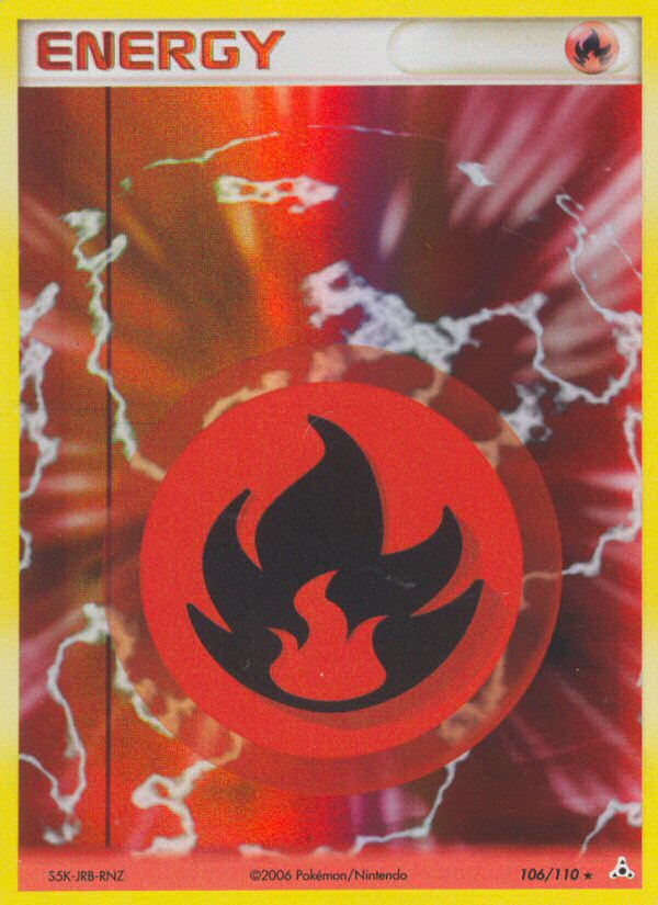 Fire Energy – Holon Phantoms 106/110 Pokémon card