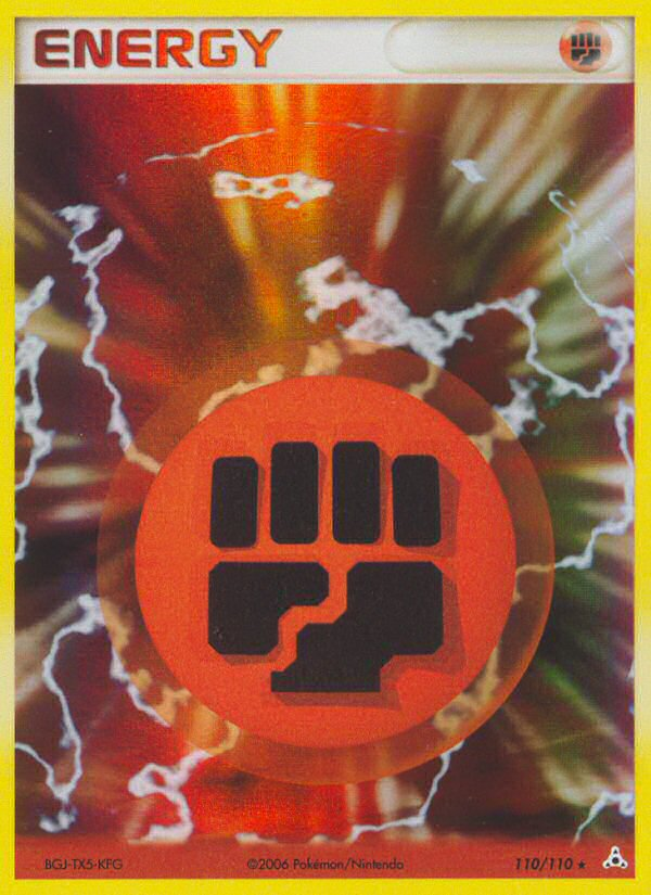 Fighting Energy – Holon Phantoms 110/110 Pokémon card