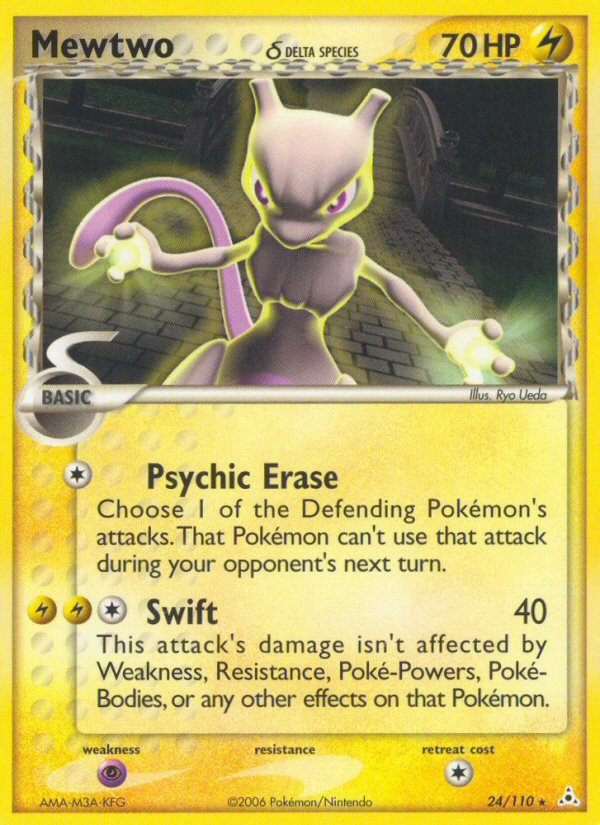 Mewtwo δ – Holon Phantoms 24/110 Pokémon card