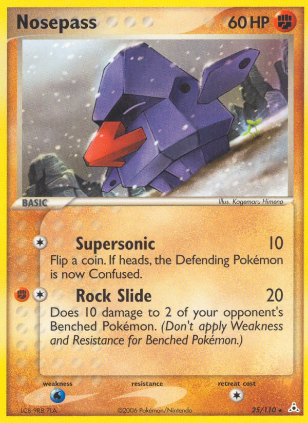 Nosepass – Holon Phantoms 25/110 Pokémon card