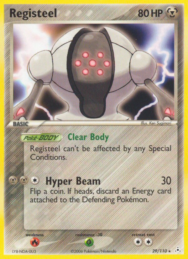 Registeel – Holon Phantoms 29/110 Pokémon card