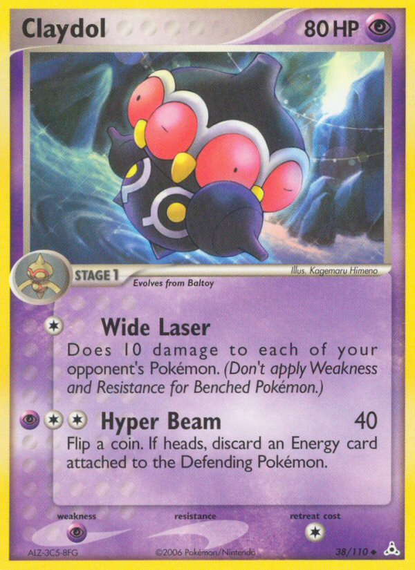 Claydol – Holon Phantoms 38/110 Pokémon card