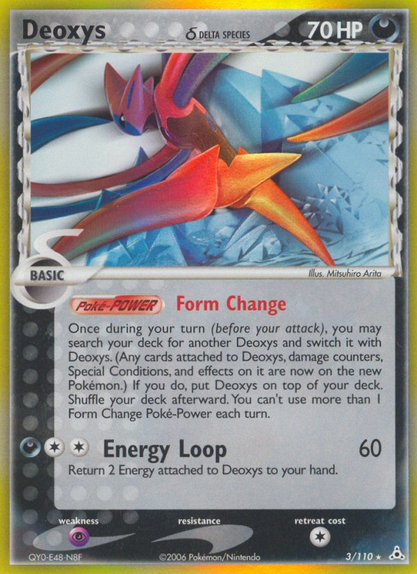 Deoxys δ – Holon Phantoms 3/110 Pokémon card