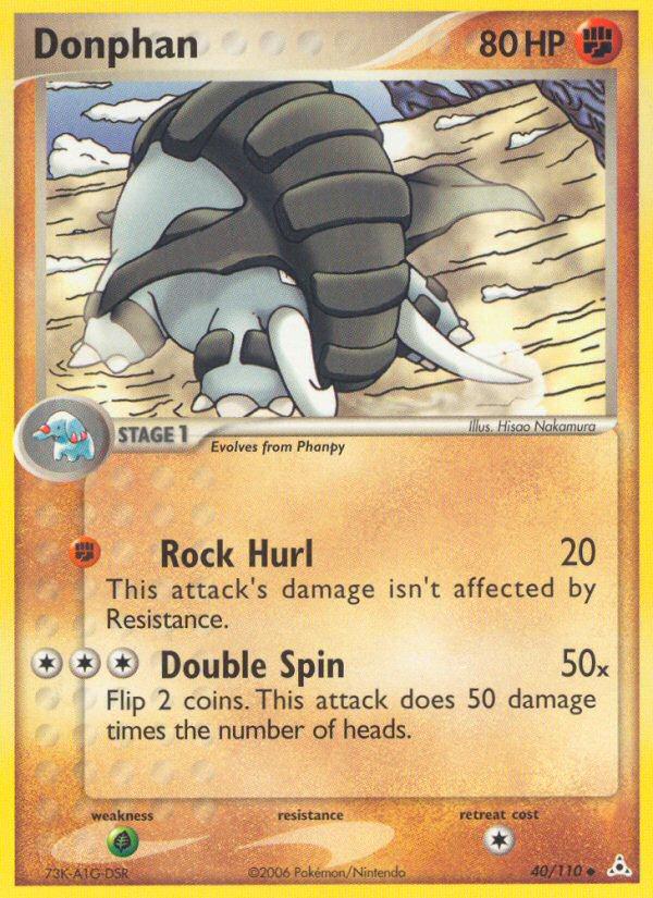 Donphan – Holon Phantoms 40/110 Pokémon card