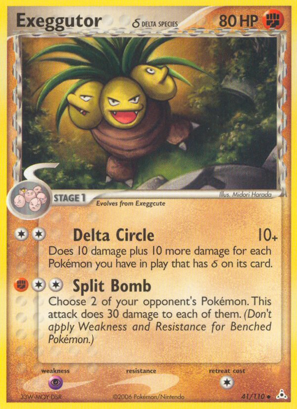 Exeggutor δ – Holon Phantoms 41/110 Pokémon card