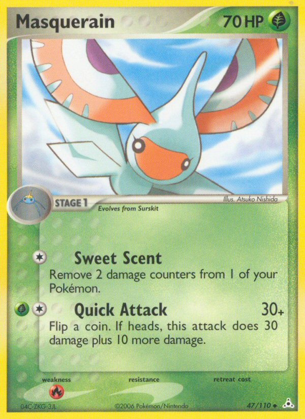 Masquerain – Holon Phantoms 47/110 Pokémon card