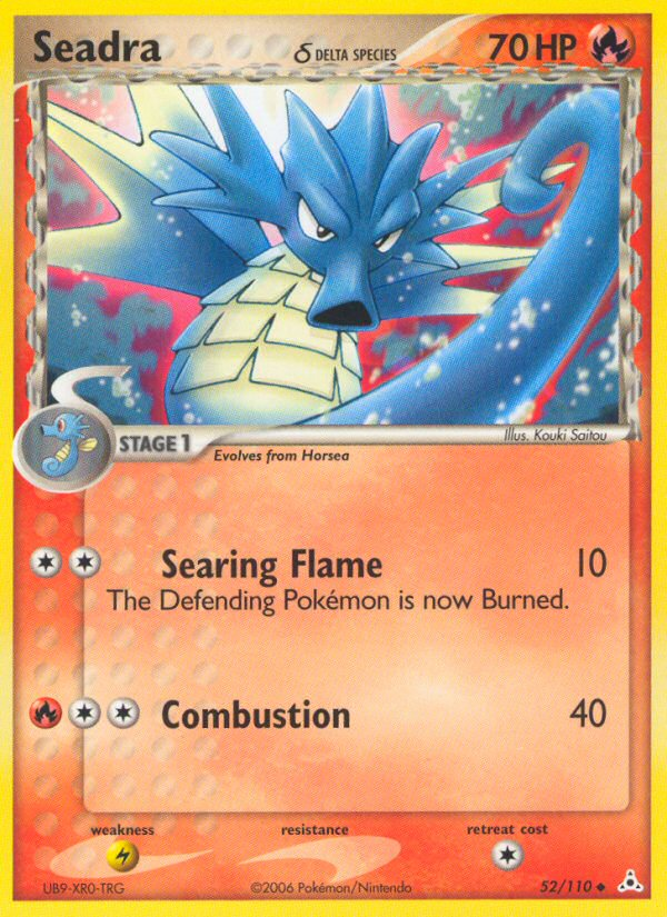 Seadra δ – Holon Phantoms 52/110 Pokémon card