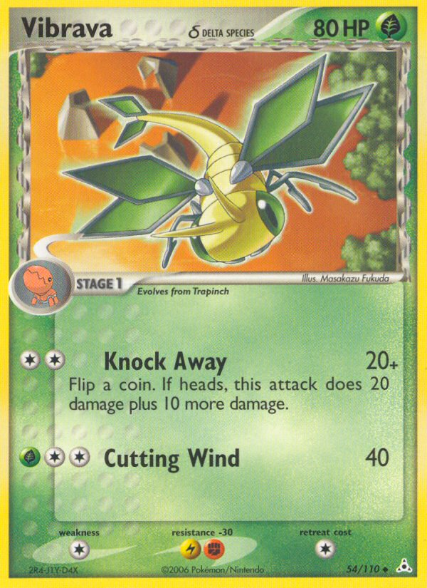 Vibrava δ – Holon Phantoms 54/110 Pokémon card