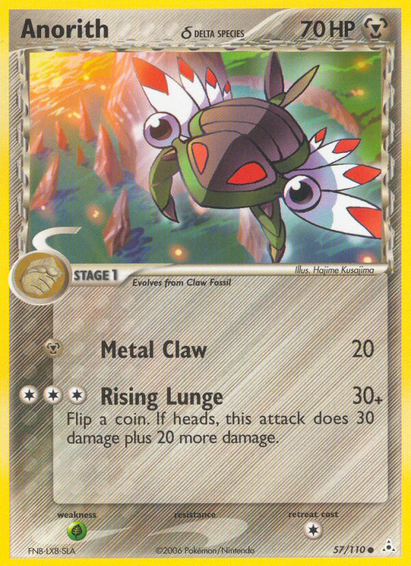 Anorith δ – Holon Phantoms 57/110 Pokémon card