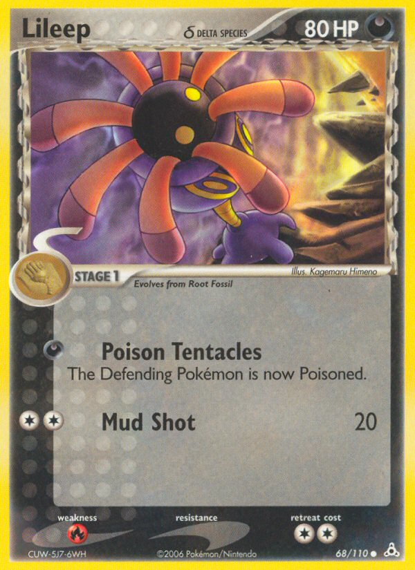 Lileep δ – Holon Phantoms 68/110 Pokémon card