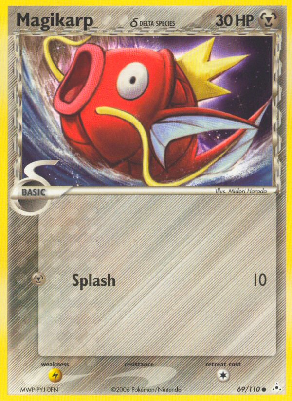 Magikarp δ – Holon Phantoms 69/110 Pokémon card
