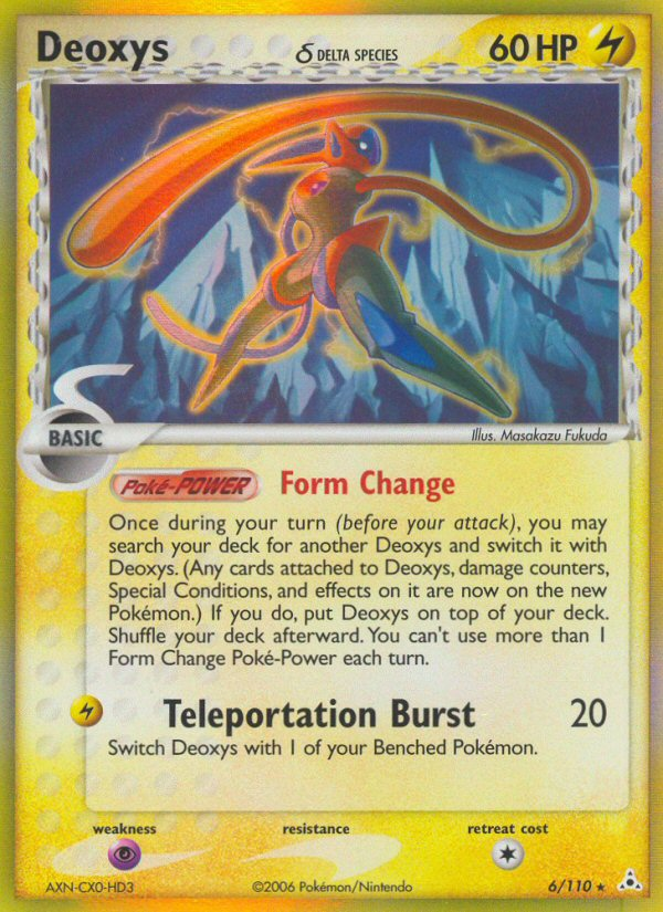 Deoxys δ – Holon Phantoms 6/110 Pokémon card