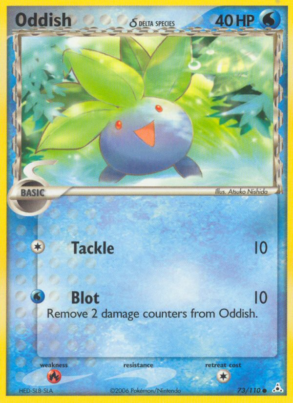 Oddish δ – Holon Phantoms 73/110 Pokémon card