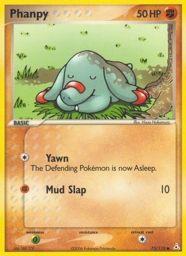 Phanpy – Holon Phantoms 75/110 Pokémon card