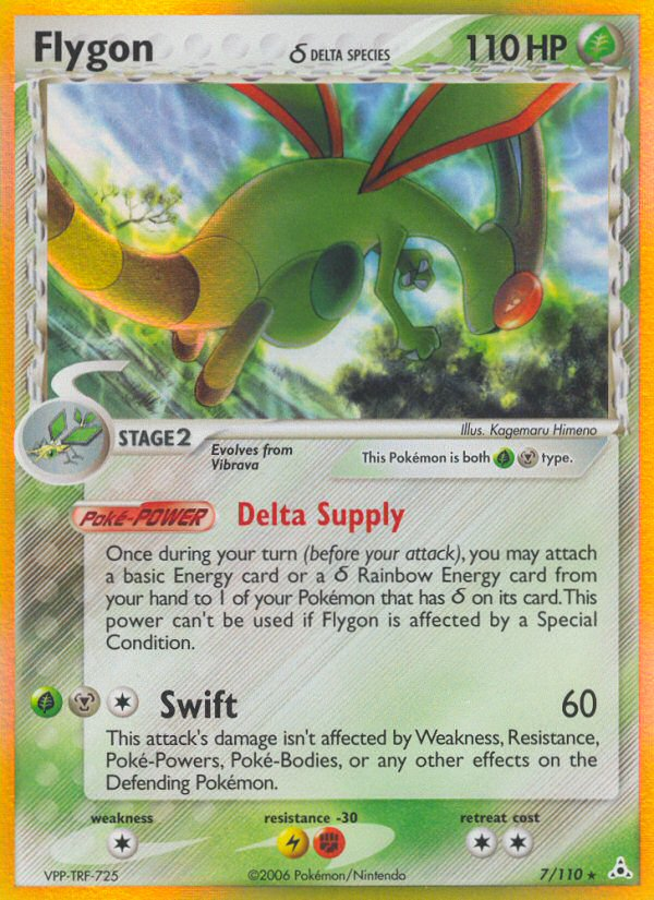 Flygon δ – Holon Phantoms 7/110 Pokémon card
