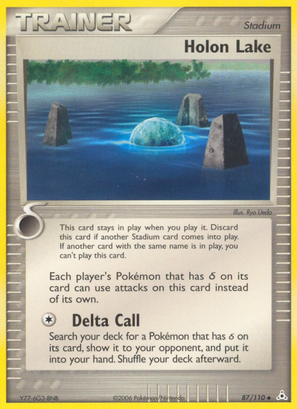 Holon Lake – Holon Phantoms 87/110 Pokémon card
