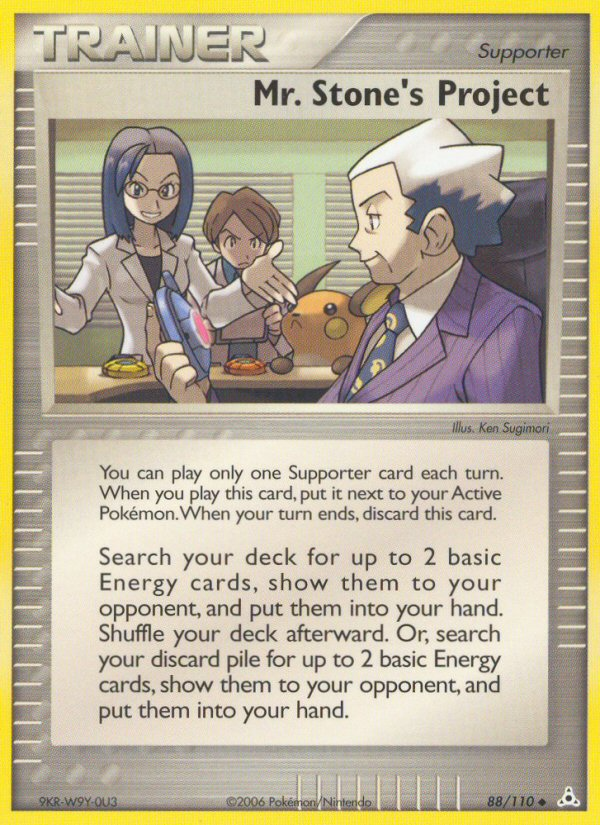 Mr. Stone's Project – Holon Phantoms 88/110 Pokémon card