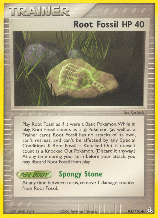 Root Fossil – Holon Phantoms 93/110 Pokémon card