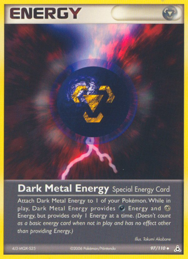 Dark Metal Energy – Holon Phantoms 97/110 Pokémon card