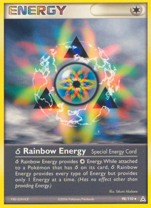 δ Rainbow Energy – Holon Phantoms 98/110 Pokémon card