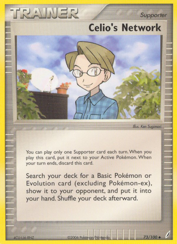 Celio's Network – Crystal Guardians 73/100 Pokémon card
