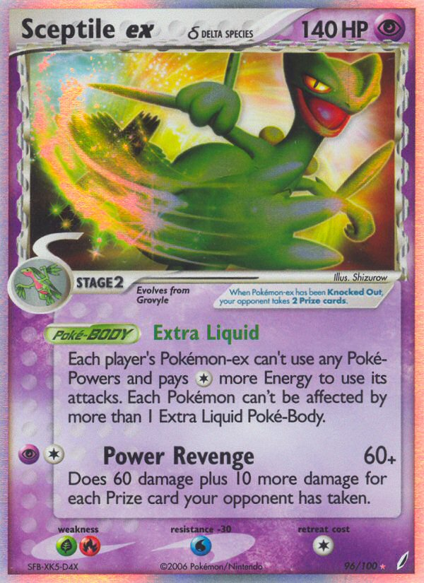 Sceptile ex δ – Crystal Guardians 96/100 Pokémon card